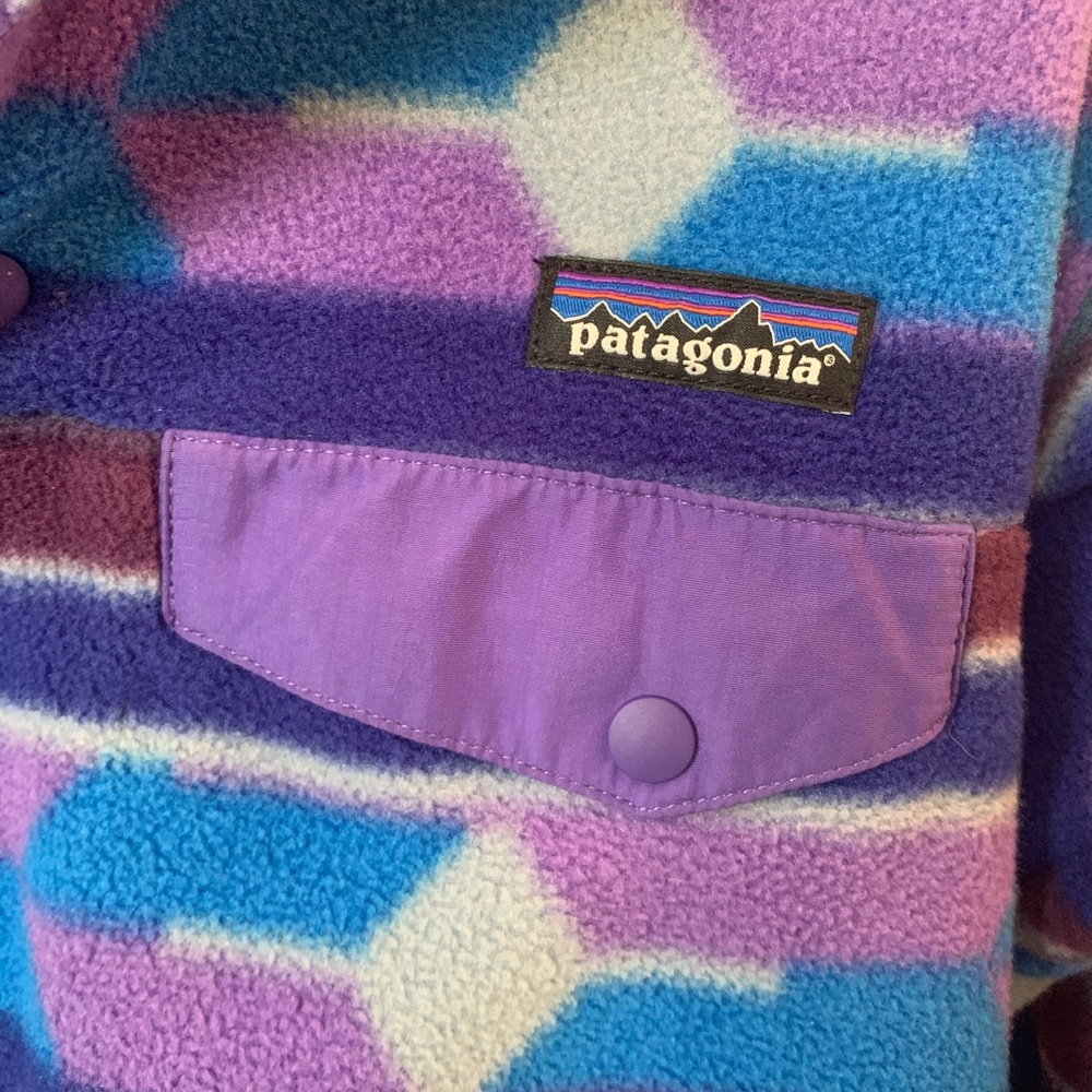 Small Purple & Blue Patagonia Pullover